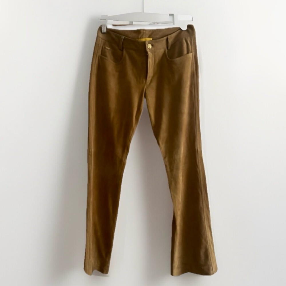 St. John Collection suede pants trousers